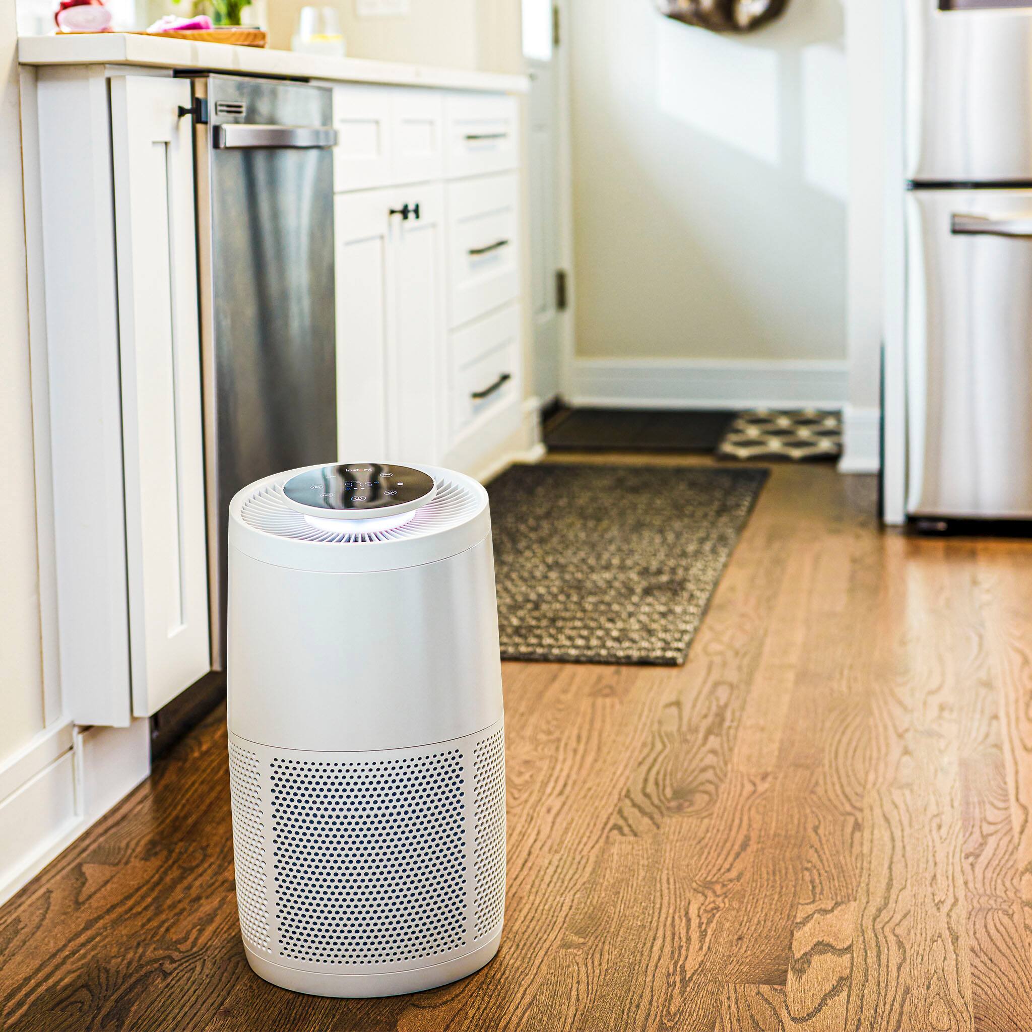 Alt View 13. Instant - HEPA Air Purifier for Medium Rooms Removes 99.9% of Dust, Smoke, & Pollen with Plasma Ion Technology - Pearl.