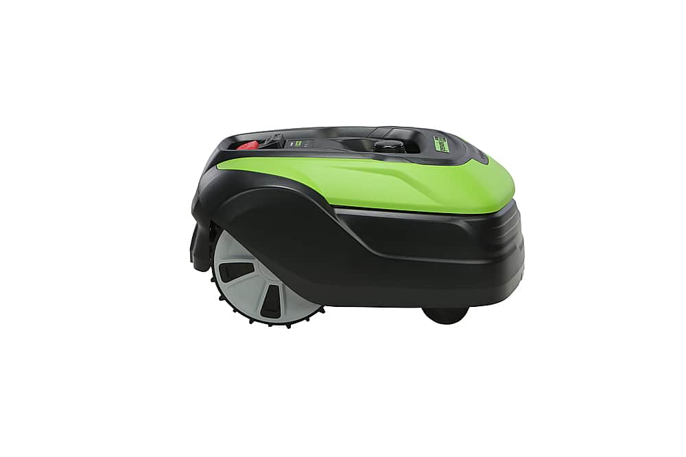 Alt View 16. Greenworks - Optimow Robotic Lawn Mower - Green.