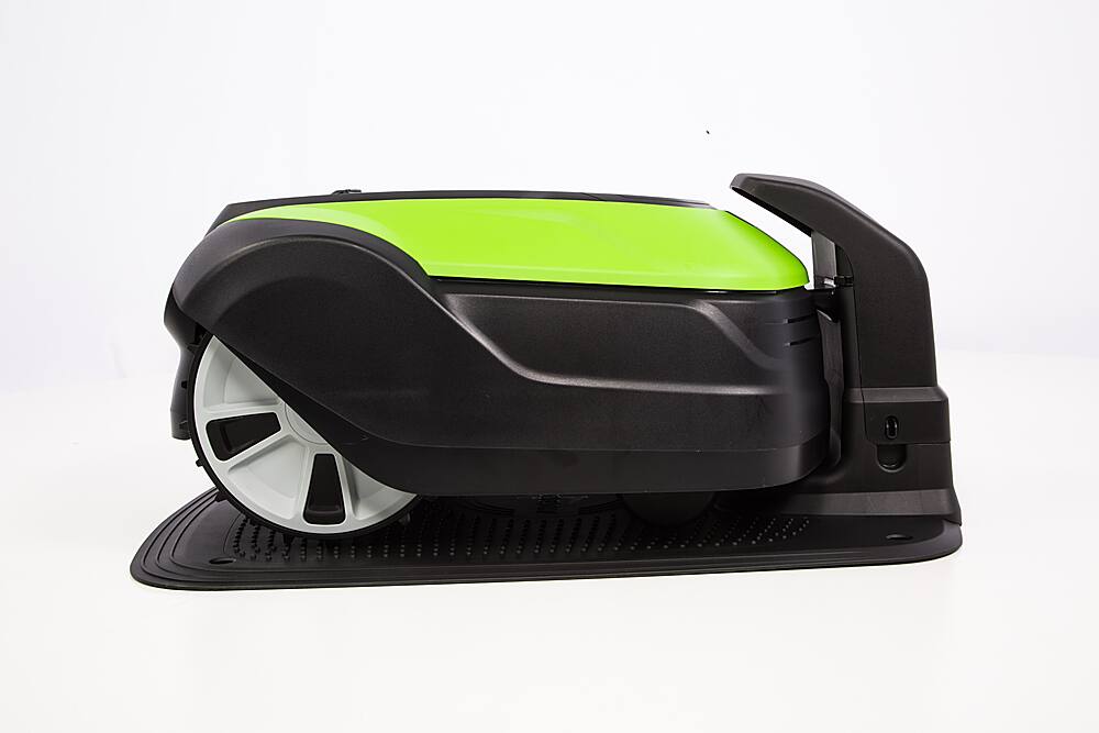 Alt View 19. Greenworks - Optimow Robotic Lawn Mower - Green.