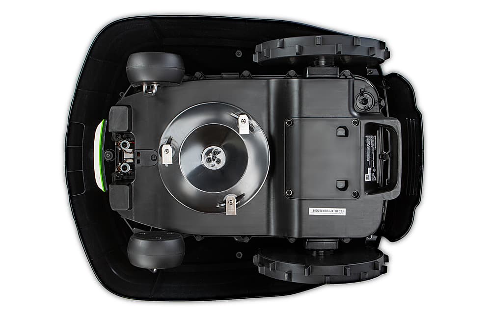 Alt View 15. Greenworks - Optimow Robotic Lawn Mower - Green.