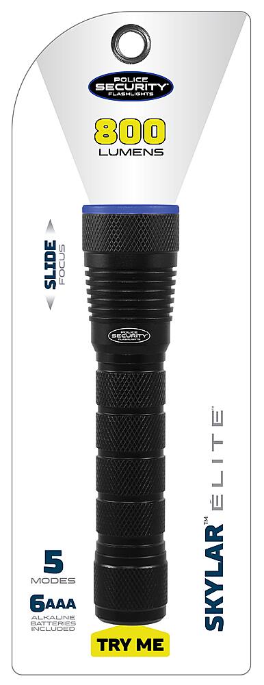 Angle View: Police Security - Skylar 800 Lumen Flashlight