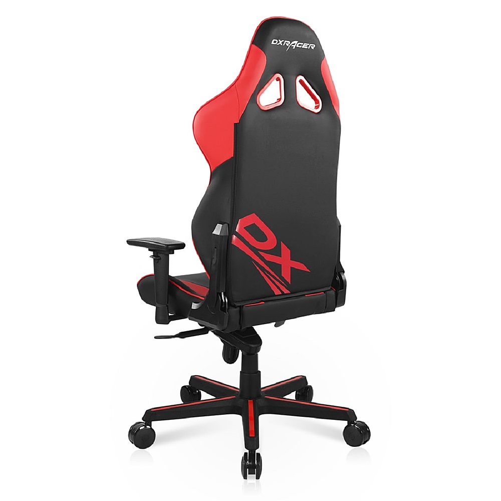 Left View: DXRacer - Gladiator 8100 Series Ergonomic Gaming Chair - Red