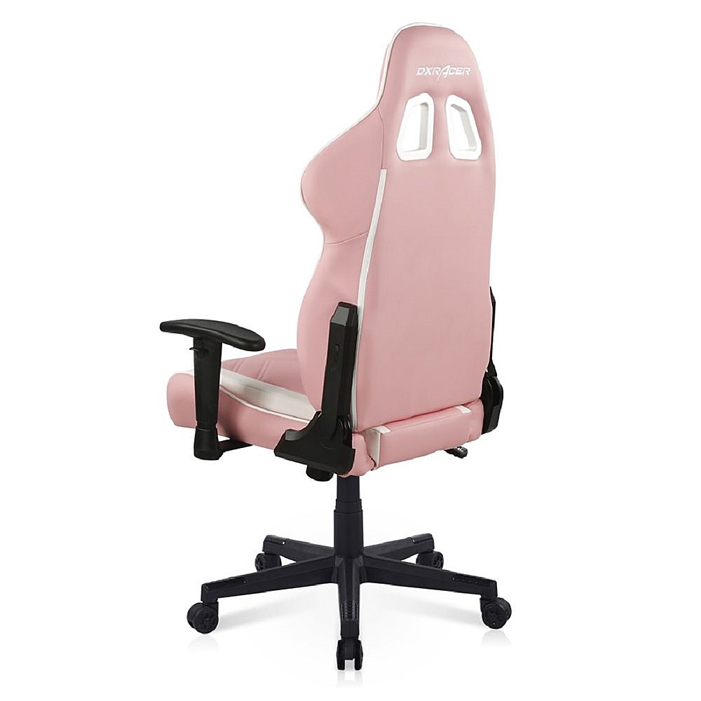 Left View: DXRacer - P Series Ergonomic Gaming Chair - Pink