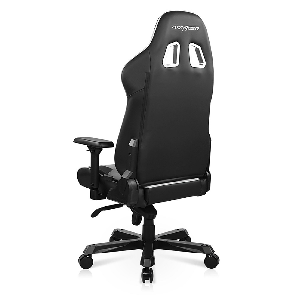 Left View: DXRacer - King Series Ergonomic Gaming Chair - White