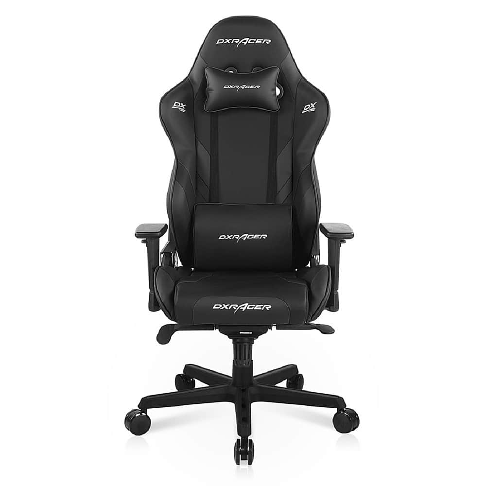 Angle View: DXRacer - Ergonomic Gladiator Series D8100 Gaming Chair - Black