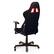 Left. Arozzi - Formula Series Ergonomic Gaming Chair - Mesh/Leather - Black - Red Accents.