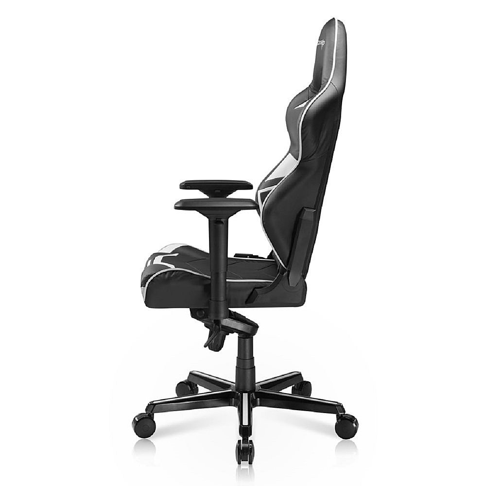 Angle View: DXRacer - Racing Series Pro Ergonomic Gaming Chair - PVC Leather - White