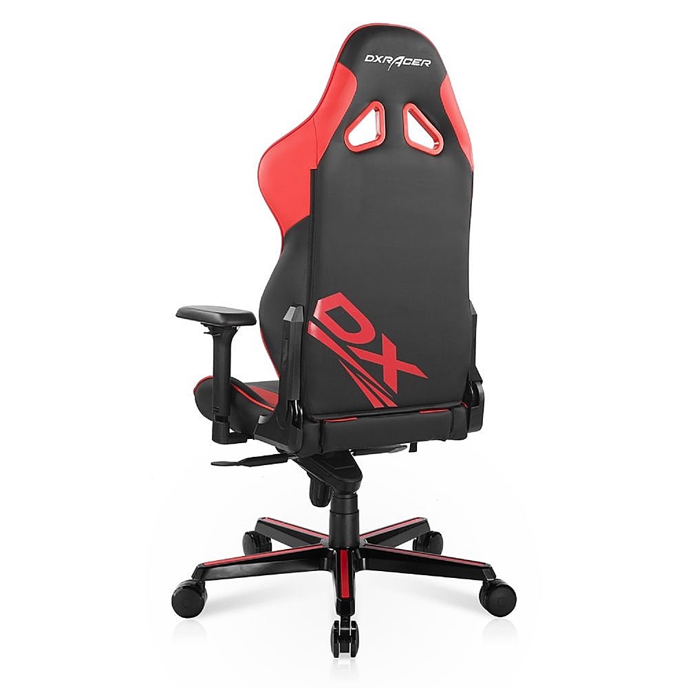 Left View: DXRacer - Gladiator 8200 Series Ergonomic Gaming Chair - Red