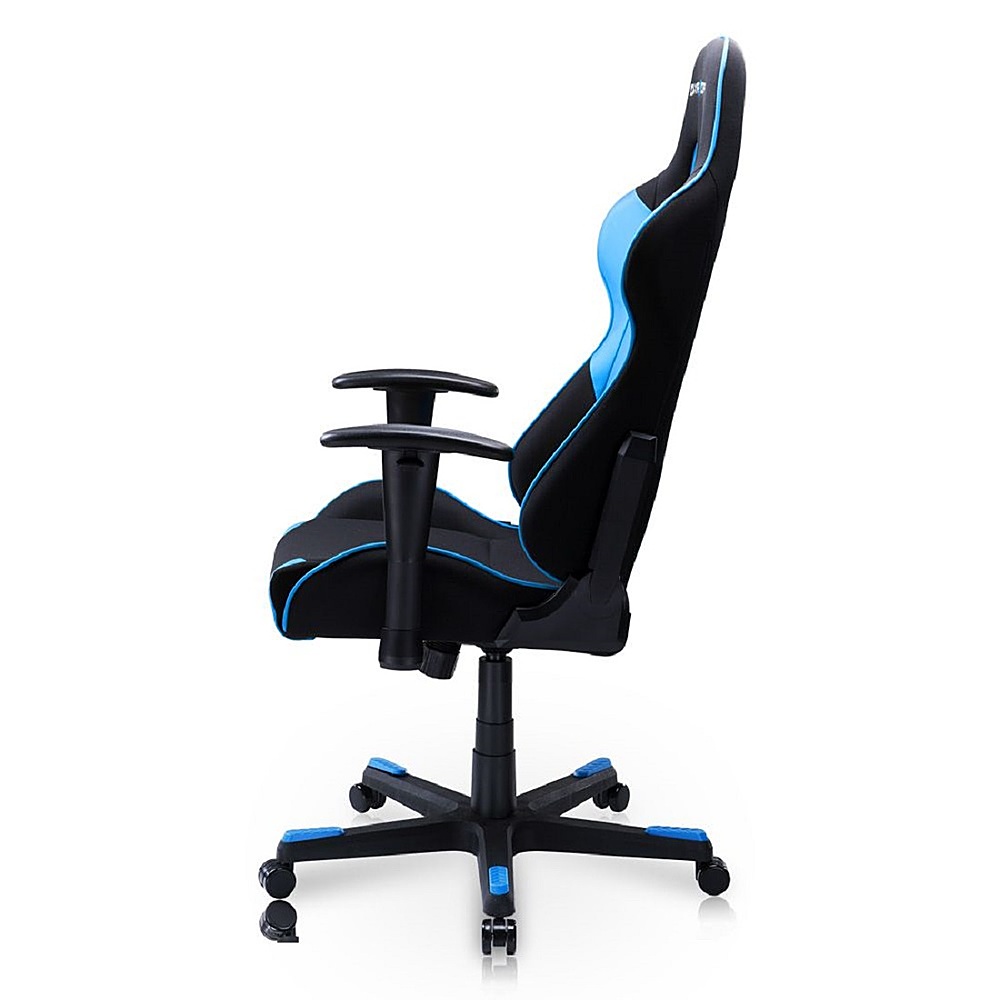 Angle View: DXRacer - Formula Series Ergonomic Gaming Chair - Mesh/Leather - Blue