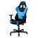 Front. DXRacer - Formula Series Ergonomic Gaming Chair - Mesh/Leather - Blue.