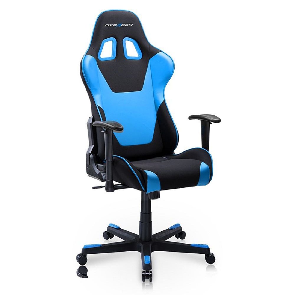 Best Buy: DXRacer Formula Ergonomic /FD101/NB OH Chair Blue Gaming Mesh/Leather Series
