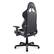 Left. Arozzi - Racing Series Ergonomic Gaming Chair - Mesh/PVC Leather - Dark Gray.