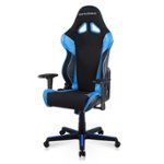 Front Zoom. DXRacer - Racing Series Ergonomic Gaming Chair - Mesh/PVC Leather - Blue.