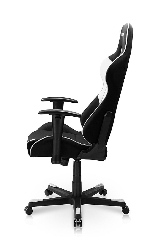 Angle View: DXRacer - Formula Series Ergonomic Gaming Chair - Mesh/Leather - White