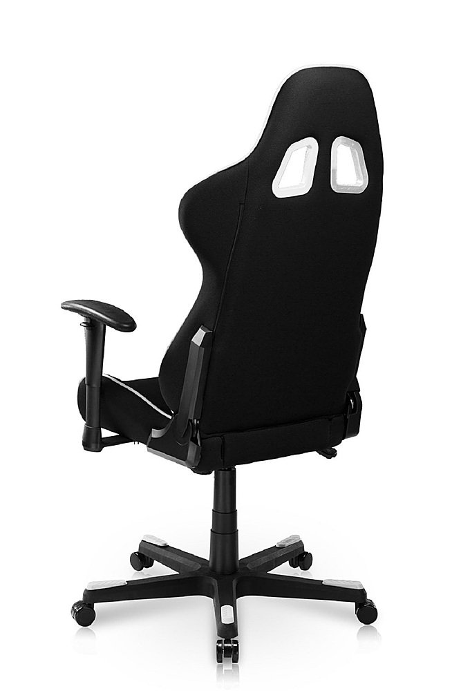 Left View: DXRacer - Formula Series Ergonomic Gaming Chair - Mesh/Leather - White
