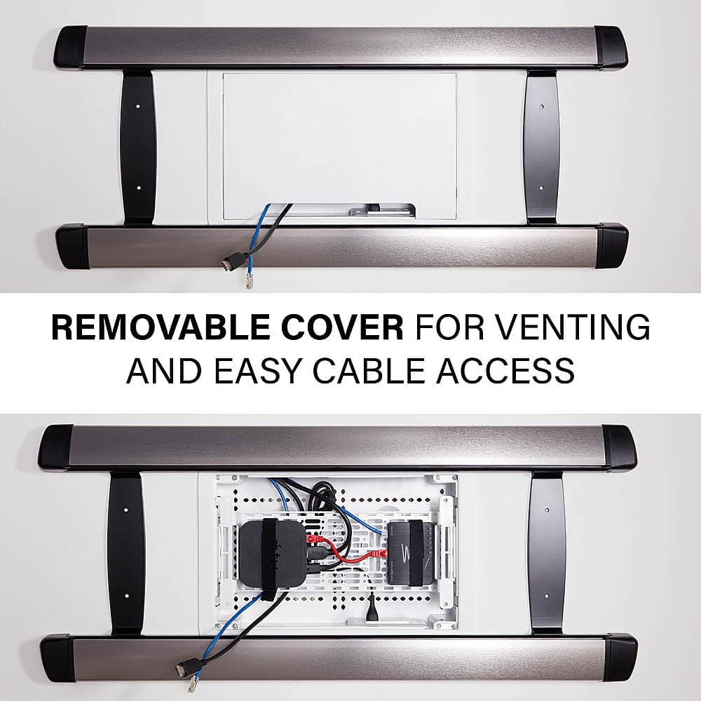 REMOVABLE COVER FOR VENTING AND EASY CABLE ACCESS