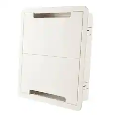 Angle. Sanus - TV Media In-Wall Box - 17" - White.