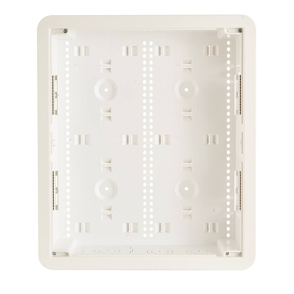 Left. Sanus - TV Media In-Wall Box - 17" - White.