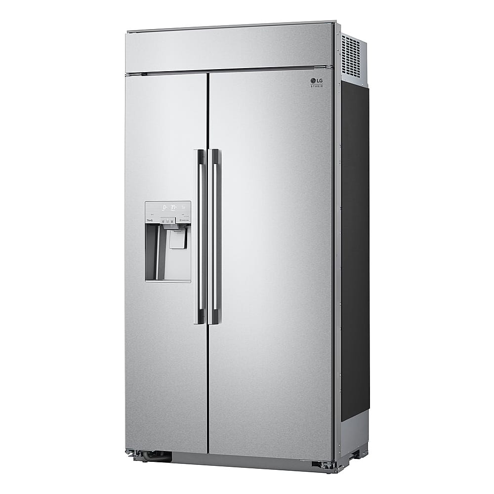 Alt View 11. LG - STUDIO 25.6 Cu. Ft. Side-by-Side Built-In Smart Refrigerator with Tall Ice and Water Dispenser - Stainless Steel.