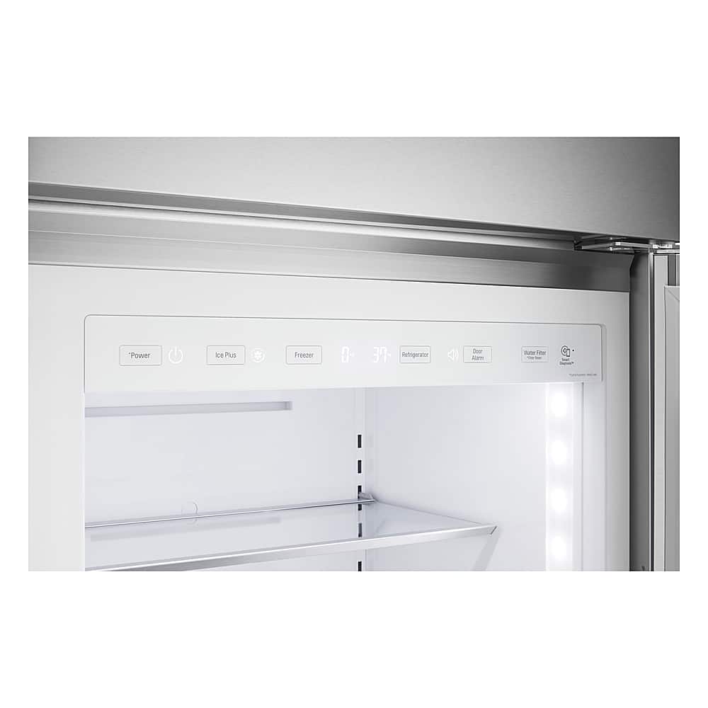 Alt View 17. LG - STUDIO 25.6 Cu. Ft. Side-by-Side Built-In Smart Refrigerator with Tall Ice and Water Dispenser - Stainless Steel.