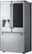 Angle Zoom. LG - STUDIO 23.5 Cu. Ft. French Door-in-Door Counter-Depth Smart Refrigerator with Craft Ice - Stainless steel.