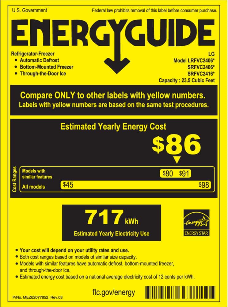 Alt View 25. LG - STUDIO 23.5 Cu. Ft. French Door-in-Door Counter-Depth Smart Refrigerator with Craft Ice - PrintProof Stainless Steel.