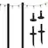 Angle. Excello Global Products - Bistro String Light Poles - 2 Pack - Extends to 10 Feet - 50 Feet of String Lights Included - Black.