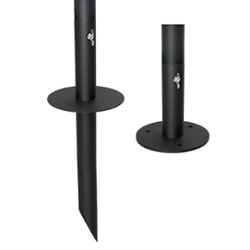Excello Global Products - Bistro String Light Poles - 4 Pack - Extends to 10 Feet - Universal Mounting Options - Front_Zoom