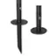 Alt View 18. Excello Global Products - Bistro String Light Poles - 4 Pack - Extends to 10 Feet - 100 Feet of String Lights Included - Black.