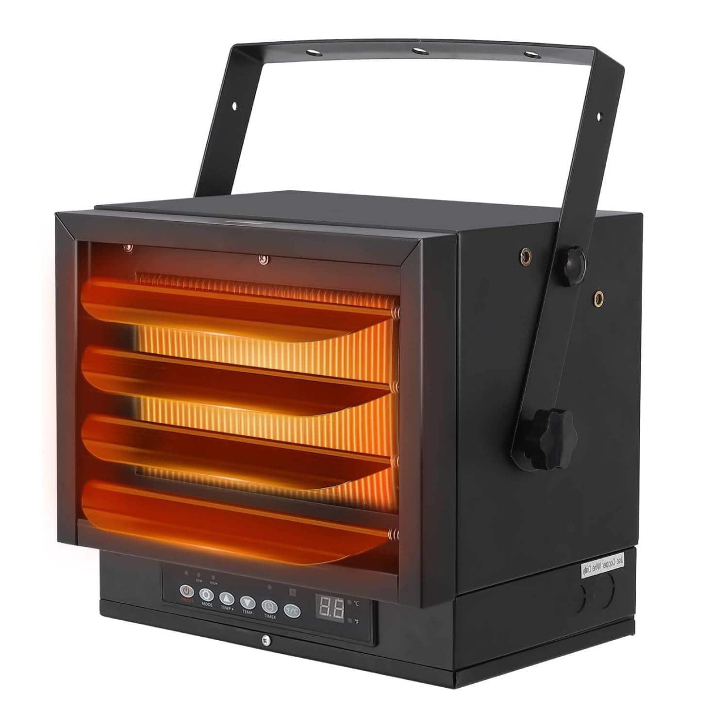 Acekool - 7000w, Ceiling or Wall Mounted Electric Garage Heater for Large Rooms, Shops