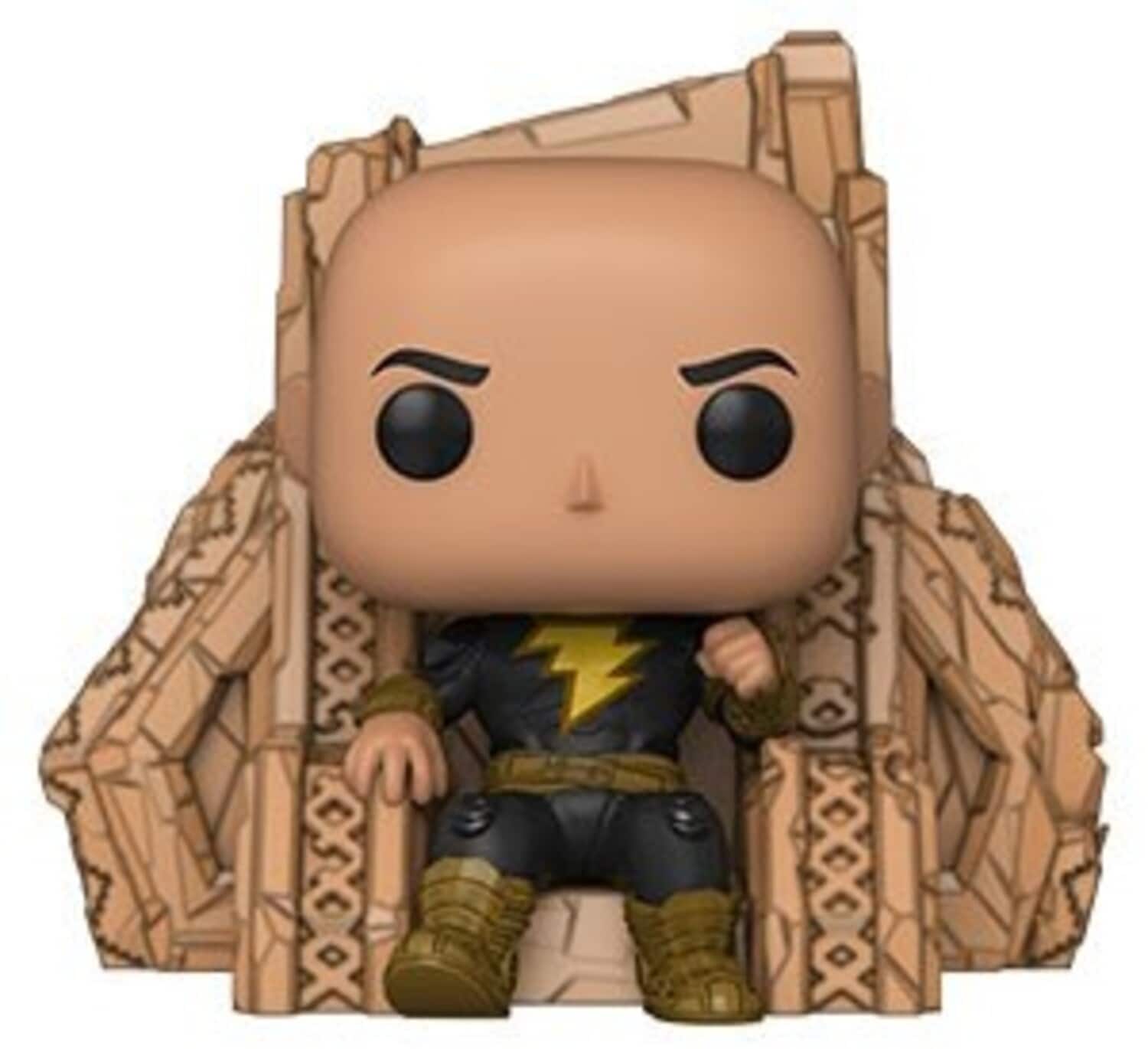 Funko - POP! DELUXE: Black Adam - Black Adam on Throne - Collectibles - Multicolor