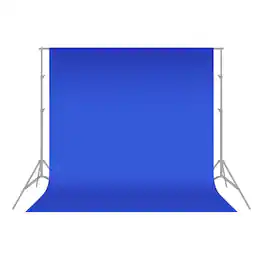 Neewer - 6x9ft Collapsible Blue Polyester Photo Backdrop, for Studio/Video/TV, Backdrop ONLY