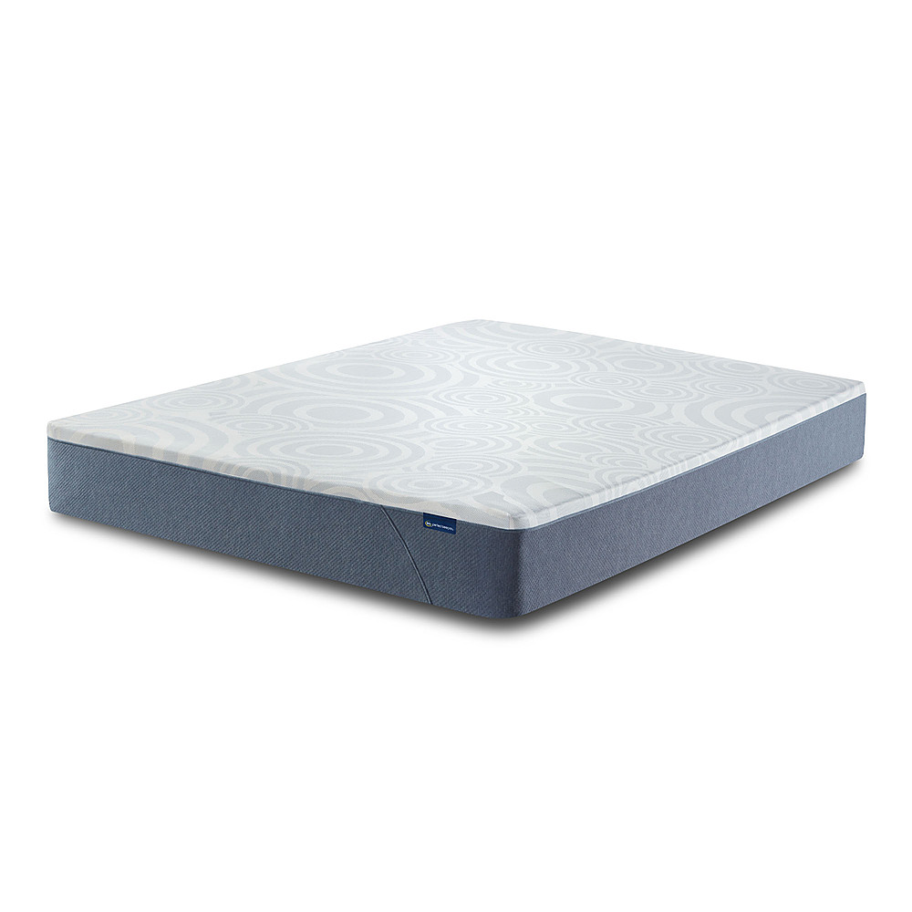 Left View: Serta - Perfect Sleeper Nestled Night 10” Medium Firm Gel Memory Foam Mattress-in-a-box