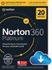 Norton - 360 Platinum (20 Device) Antivirus Internet Security Software + VPN + Dark Web Monitoring (1 Year Subscription) - Android, Mac OS, Windows, Apple iOS [Digital]