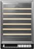 Front. Insignia™ - 61-Bottle Wine Cooler - Stainless steel.