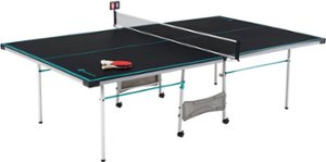 MD Sports - Official Size Table Tennis Table - Black/Blue/White - Front_Zoom