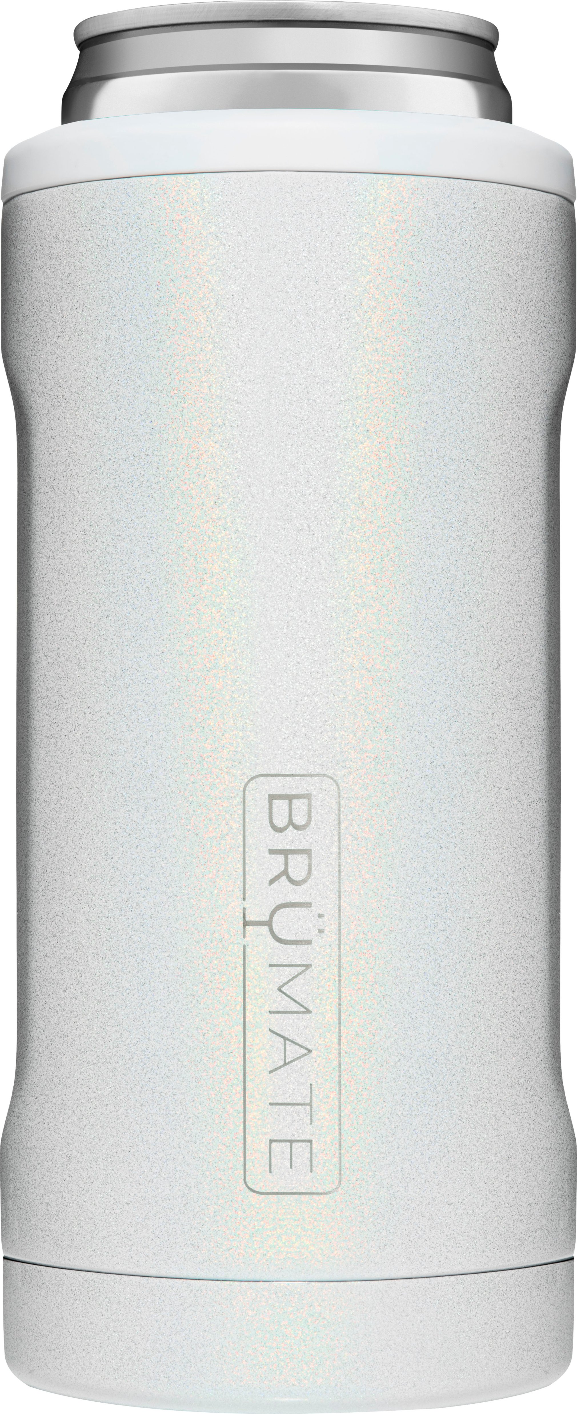 Angle View: BruMate - Hopsulator Slim - Glitter White