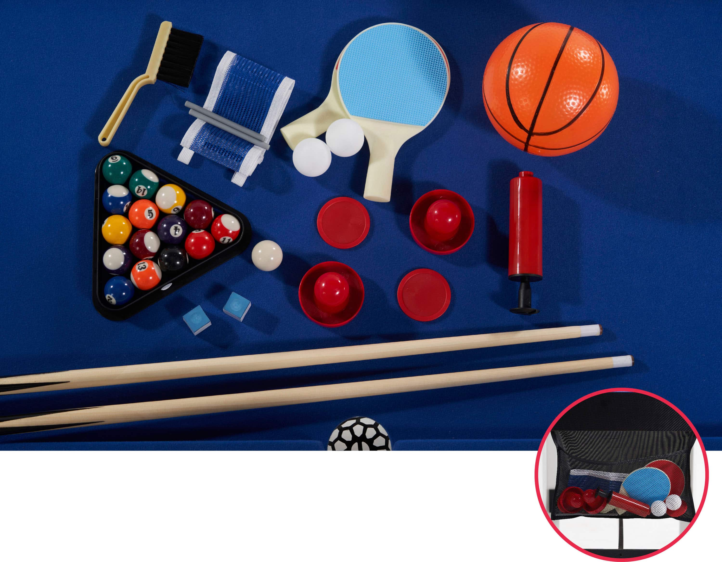 4-in-1 Multi Game Table Set w/ Air Hockey, Table Tennis, Billiards, Fo –  Best Choice Products