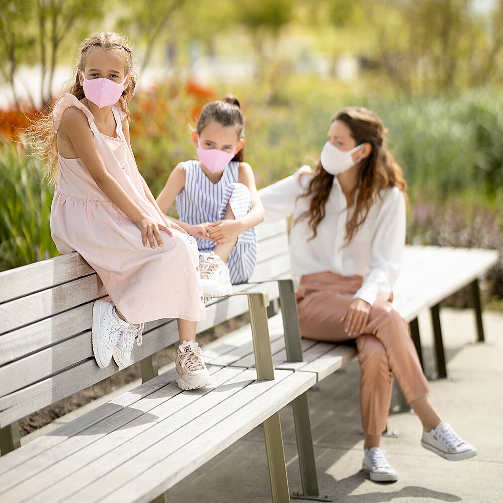 Alt View 17. AIRPOP - Kids KN95 Mask 4pcs - Pink.