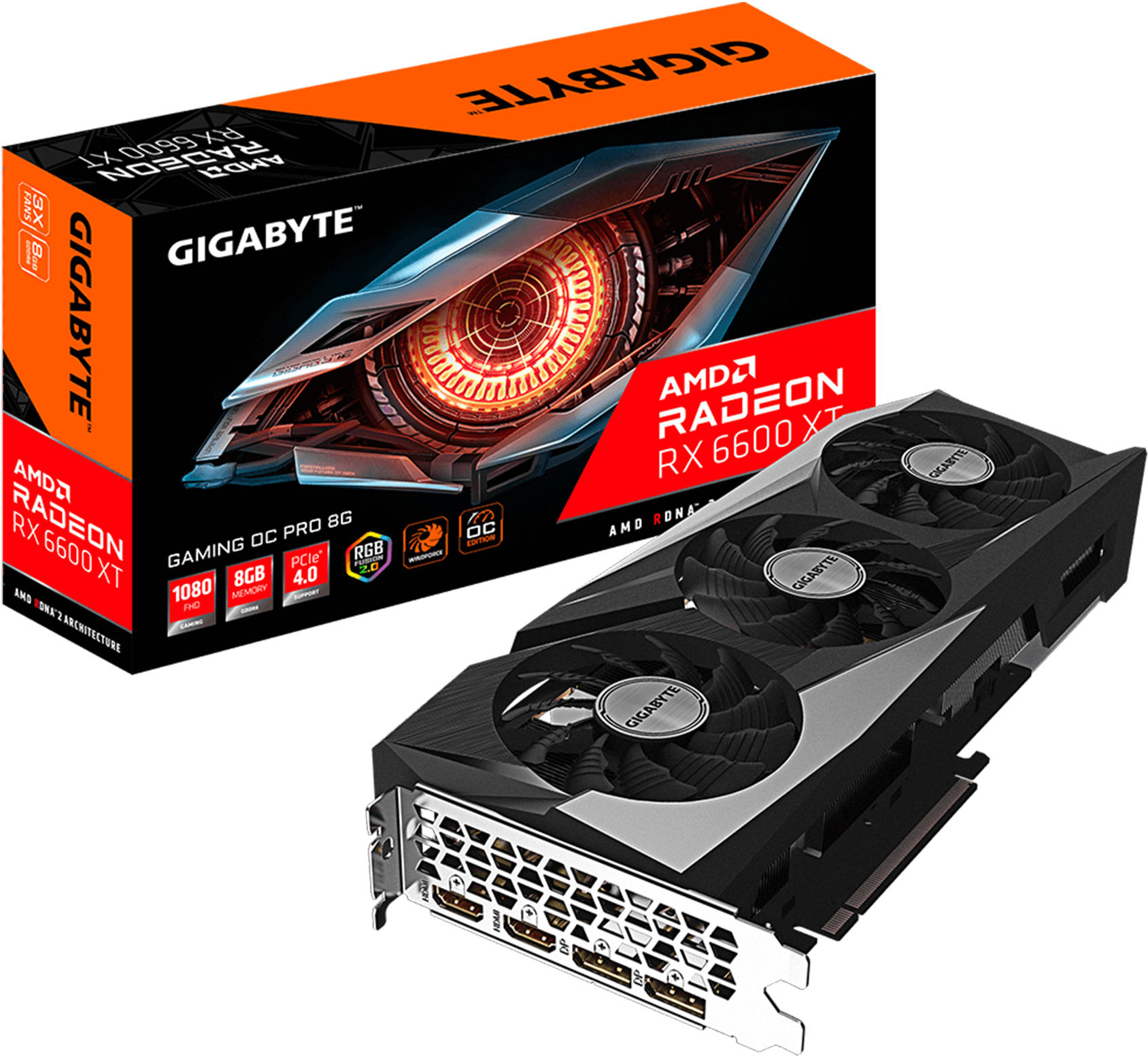 Best Buy: GIGABYTE AMD Radeon RX 6600 XT GAMING OC PRO 8GB GDDR6