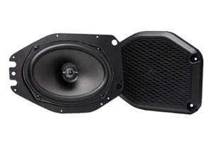 MB Quart - Jeep Wrangler (JL) / Gladiator (JT) Tuned Audio Package: 6x9 Inch Rear Coaxial Speaker Upgrade - Black - Front_Zoom