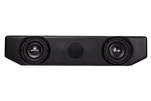 MB Quart - Jeep Gladiator Dual 8" Underseat Subwoofer System Powered by a 400 Watt Class-D Amplifier - Black - Front_Zoom