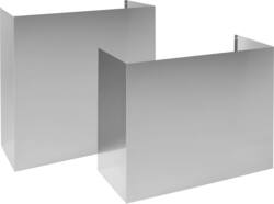 Monogram - 12 Ft. Duct Cover for ZVW1480SPSS Range Hood - Stainless Steel - Front_Zoom