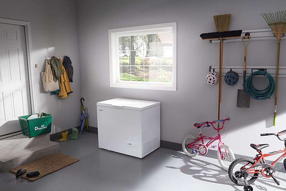 Alt View 22. Whirlpool - 9 Cu. Ft. Convertible Freezer to Refrigerator with Baskets - White.