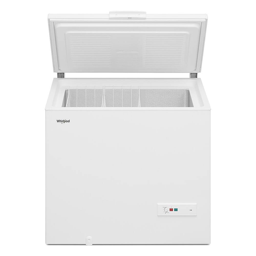 Angle. Whirlpool - 9 Cu. Ft. Convertible Freezer to Refrigerator with Baskets - White.