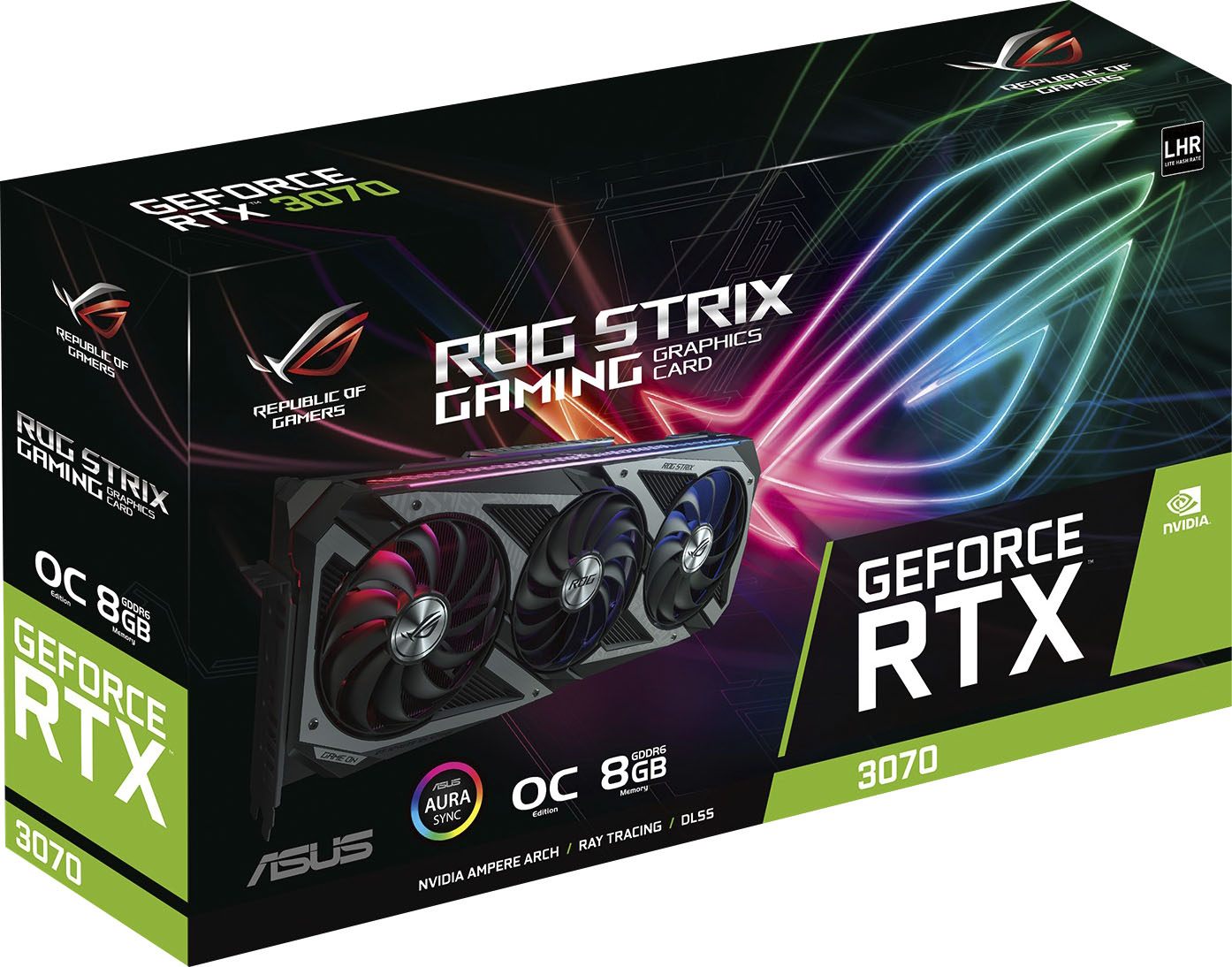 ASUS NVIDIA GeForce RTX 3070 V2 ROG Strix 8GB GDDR6 PCI Express 