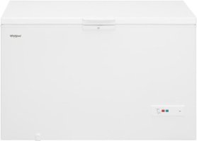 Whirlpool - 16 Cu. Ft. Chest Freezer with Basket - White - Front_Zoom