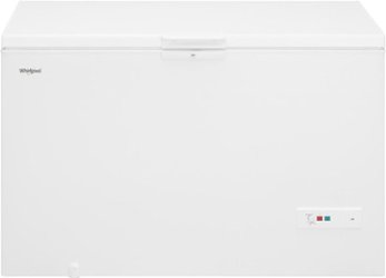 Whirlpool - 16 Cu. Ft. Chest Freezer with Basket - White - Front_Zoom