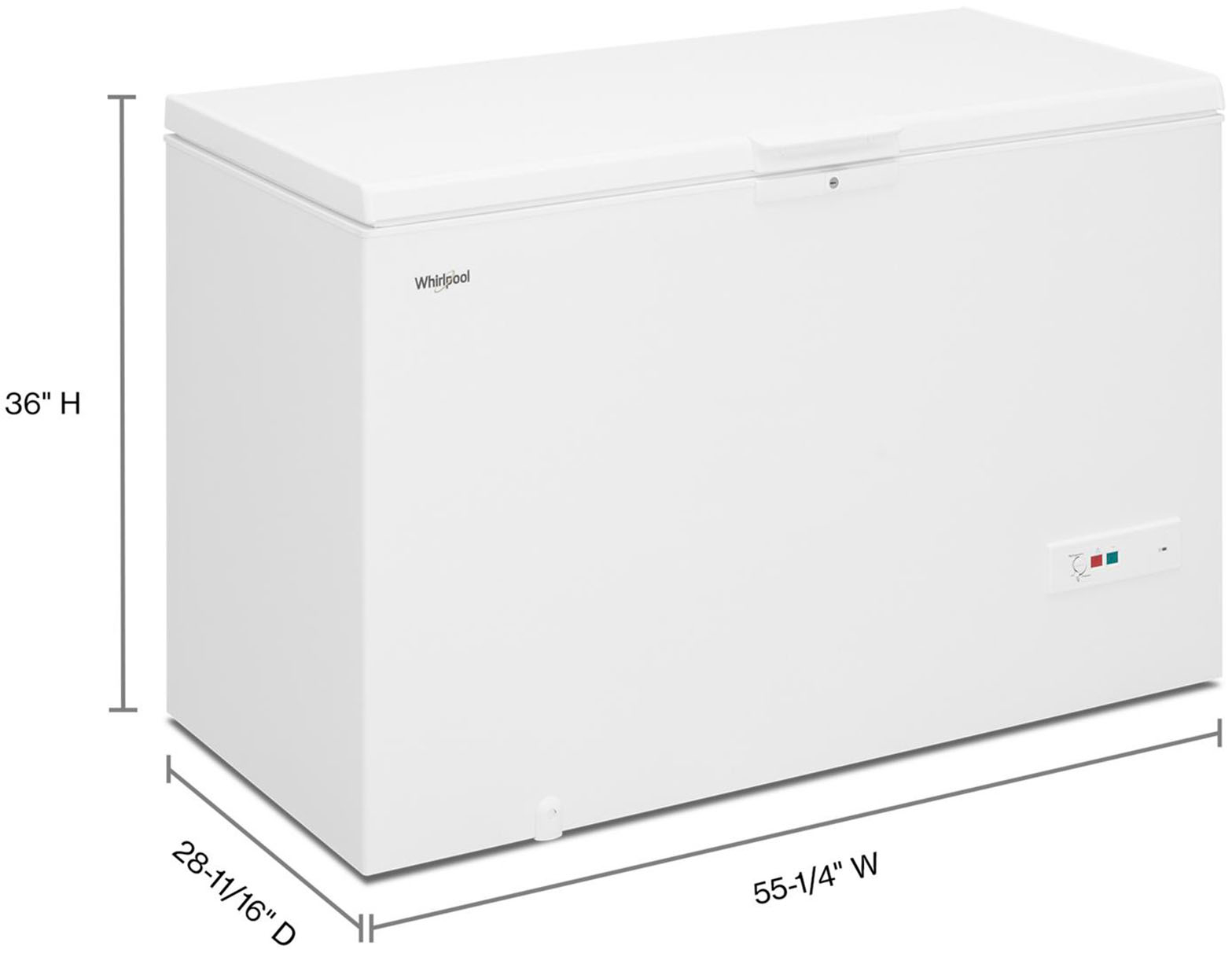 Whirlpool 16 Cu. Ft. Chest Freezer with Basket White WZC5216LW - Best Buy