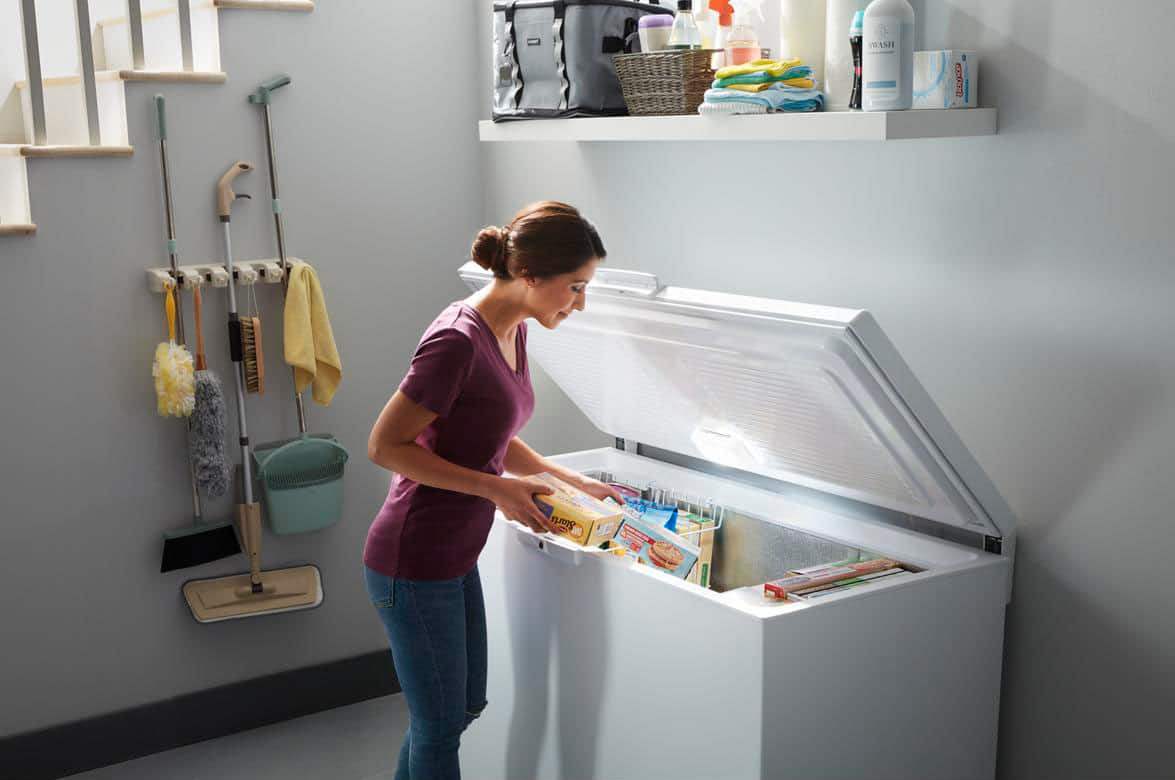 Alt View 11. Whirlpool - 16 Cu. Ft. Chest Freezer with Basket - White.